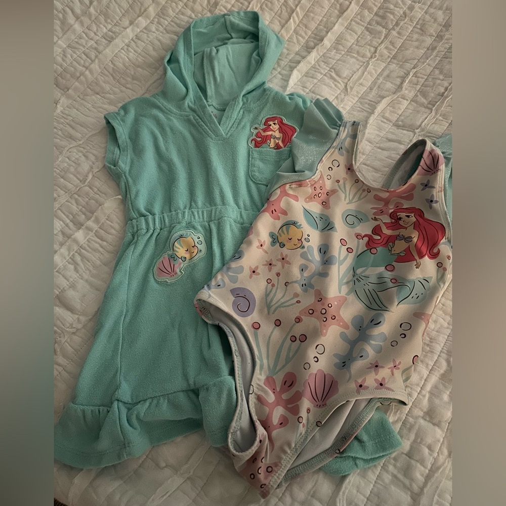 Disney Blue and Cream Bodysuit One Piece